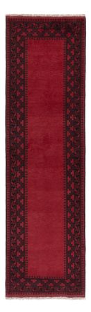 Runner Afghan Rug - Filpa - 293 x 80 cm - red