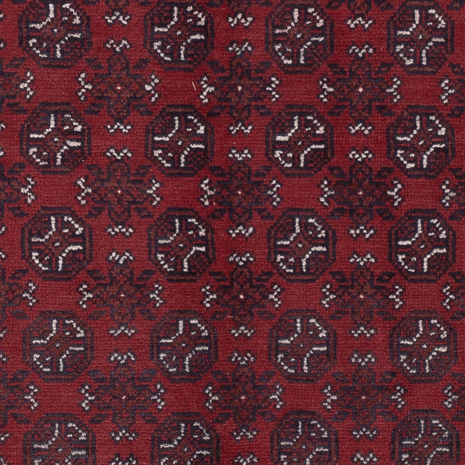 Afghan Rug - Filpa - 238 x 166 cm - dark red