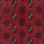 Afghan Rug - Filpa - 242 x 164 cm - dark red