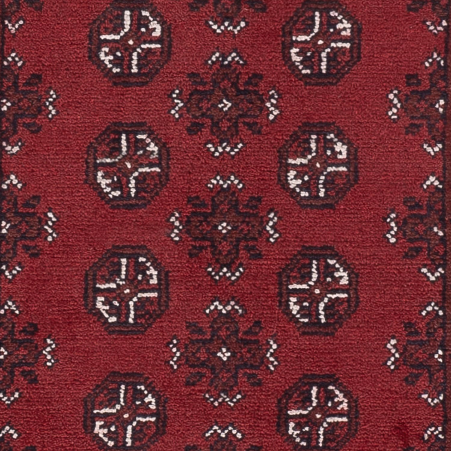 Runner Afghan Rug - Filpa - 190 x 98 cm - dark red