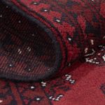 Runner Afghan Rug - Filpa - 190 x 98 cm - dark red