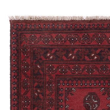 Runner Afghan Rug - Filpa - 194 x 99 cm - dark red