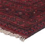 Runner Afghan Rug - Filpa - 194 x 99 cm - dark red
