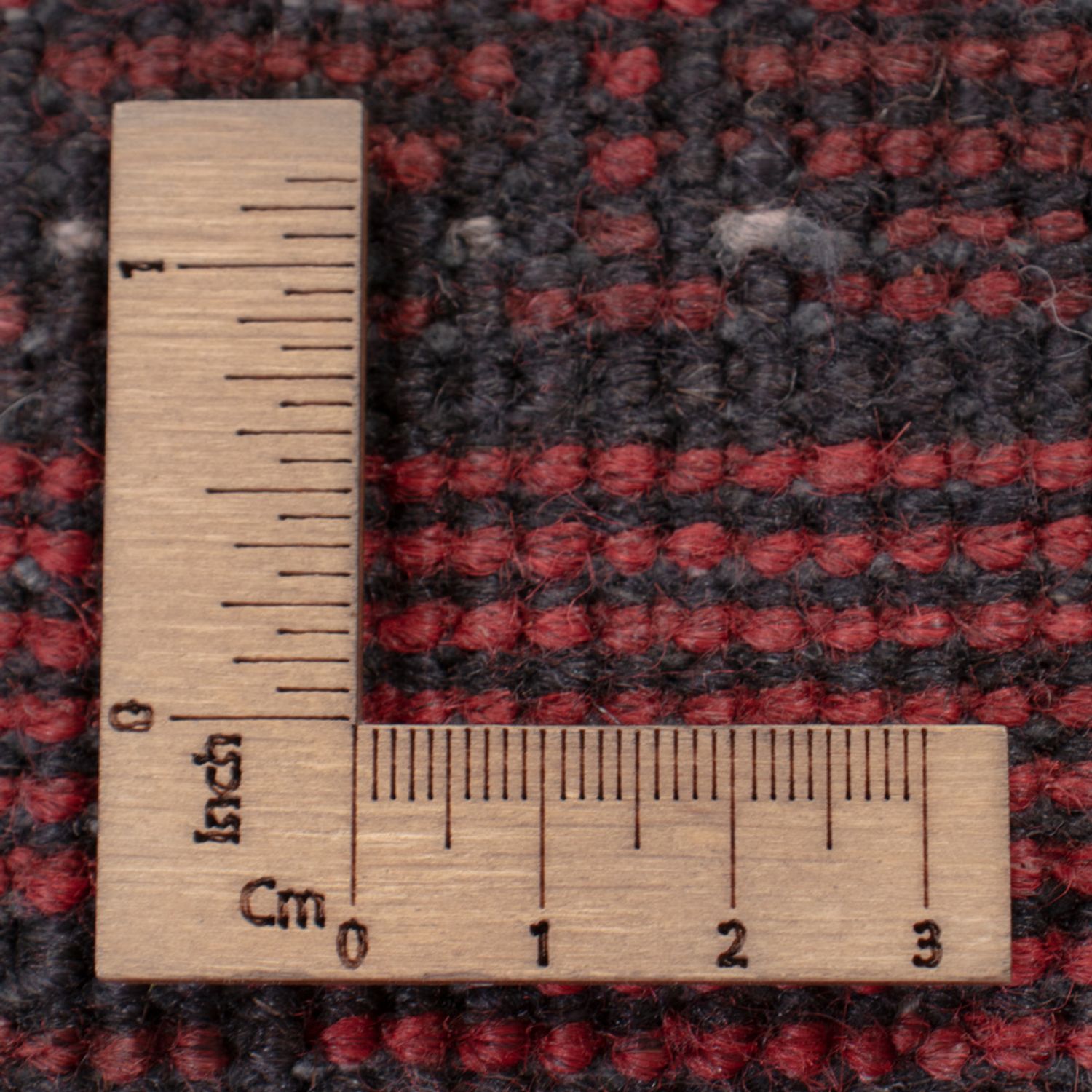 Runner Afghan Rug - Filpa - 197 x 101 cm - dark red