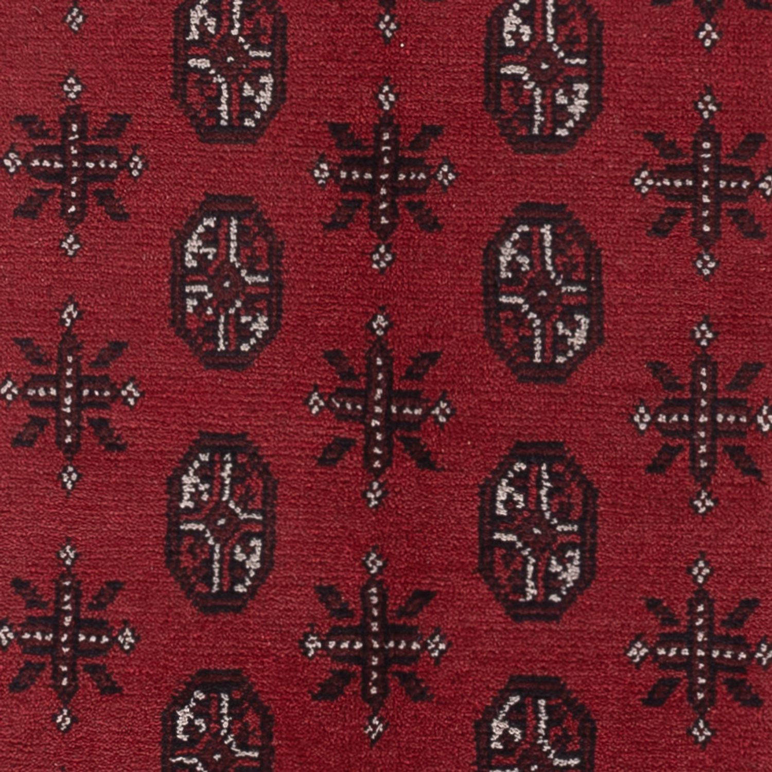 Afghan Rug - Filpa - 199 x 149 cm - dark red