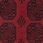 Afghan Rug - Filpa - 242 x 162 cm - dark red