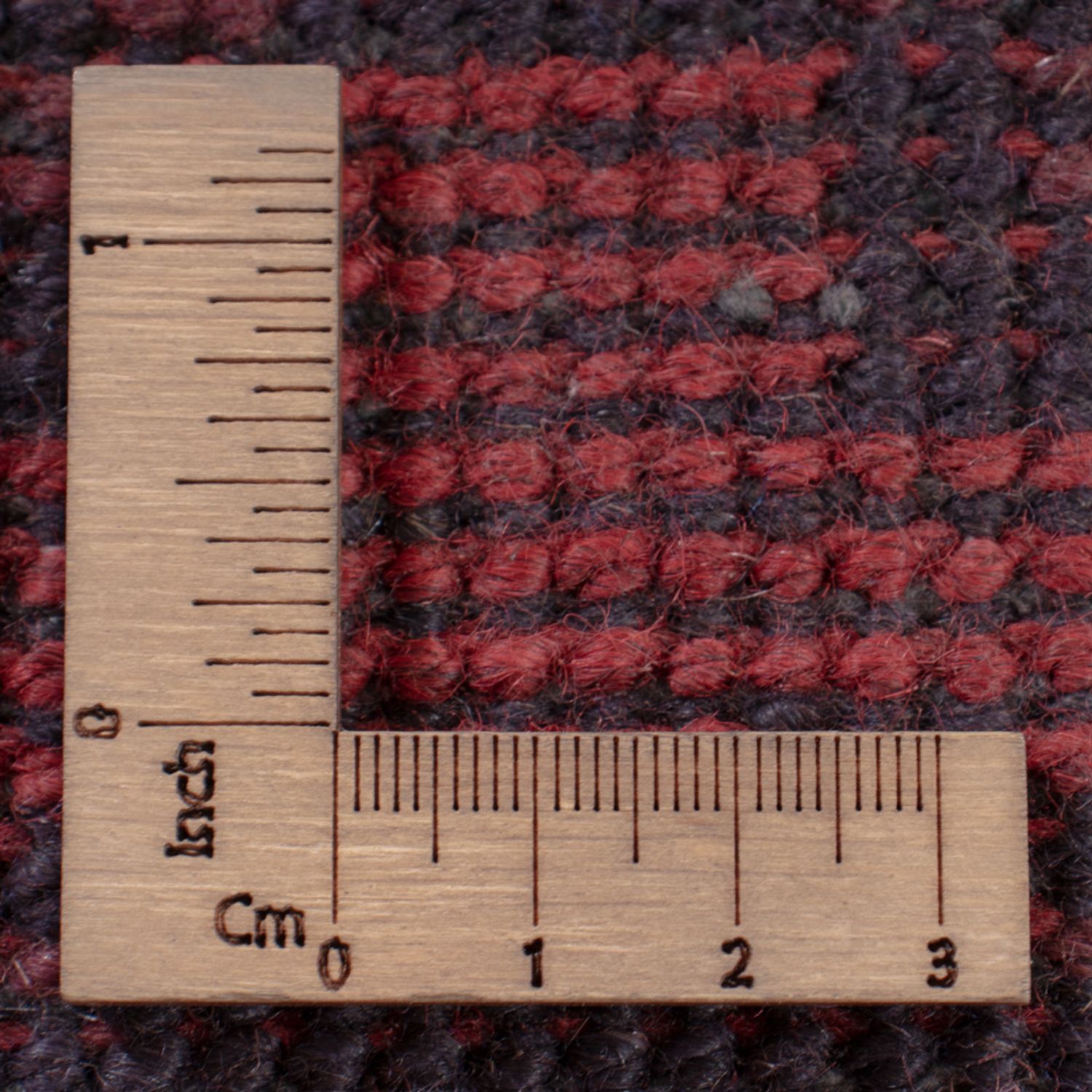 Afghan Rug - Filpa - 198 x 142 cm - dark red