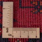 Runner Afghan Rug - Kunduz - 294 x 84 cm - dark red