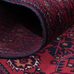 Runner Afghan Rug - 300 x 82 cm - dark red