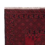 Runner Afghan Rug - Filpa - 187 x 95 cm - dark red