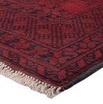 Runner Afghan Rug - Filpa - 187 x 95 cm - dark red