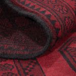 Runner Afghan Rug - Filpa - 189 x 102 cm - dark red