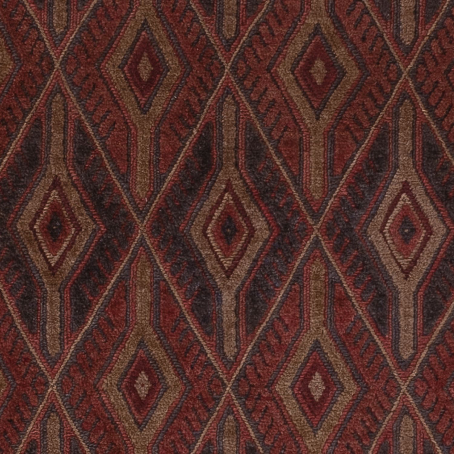 Kelim Rug - Oriental - 194 x 150 cm - dark beige