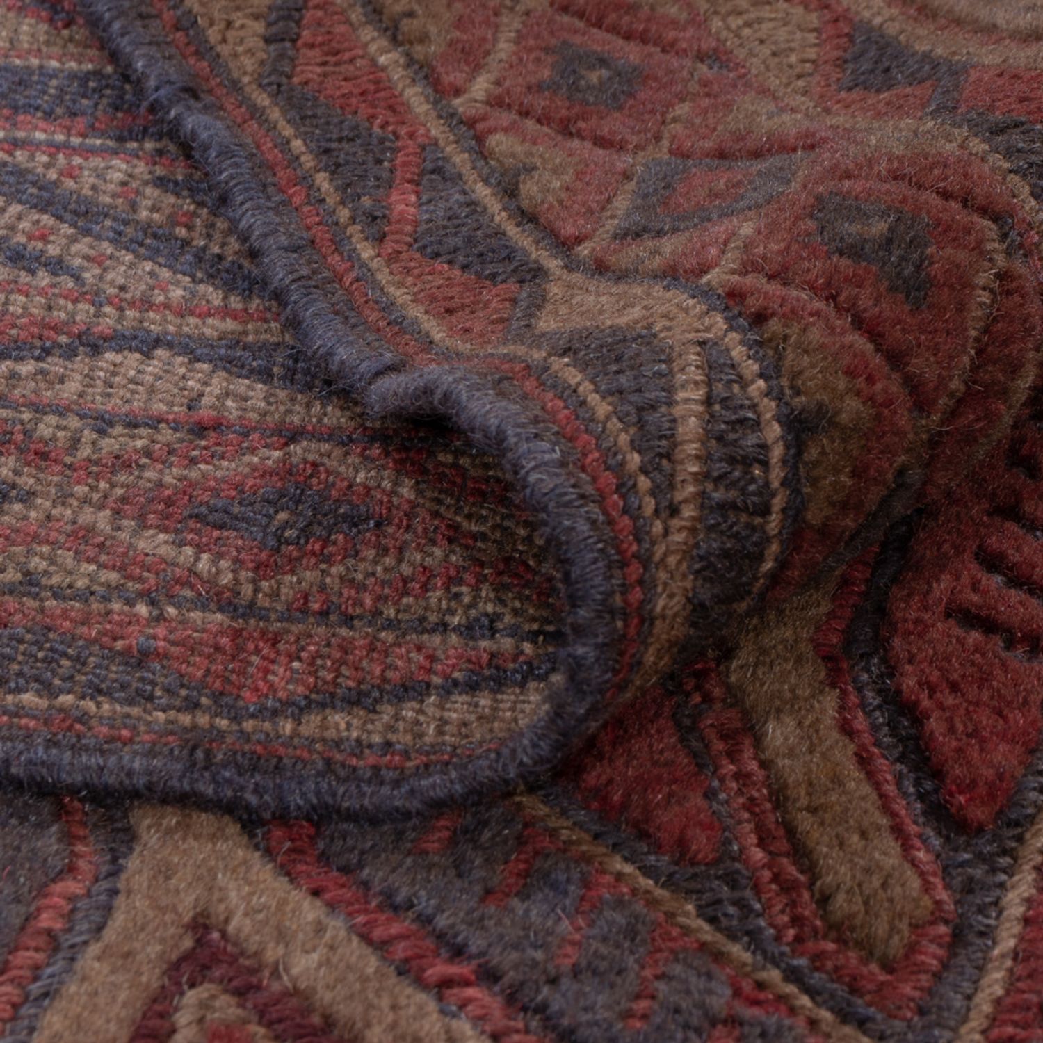 Kelim Rug - Oriental - 194 x 150 cm - dark beige