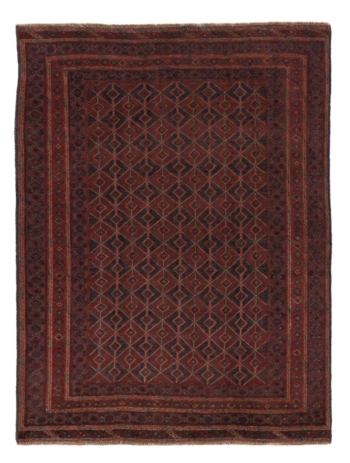 Kelimteppe - Orientalsk - 202 x 149 cm - mørk beige