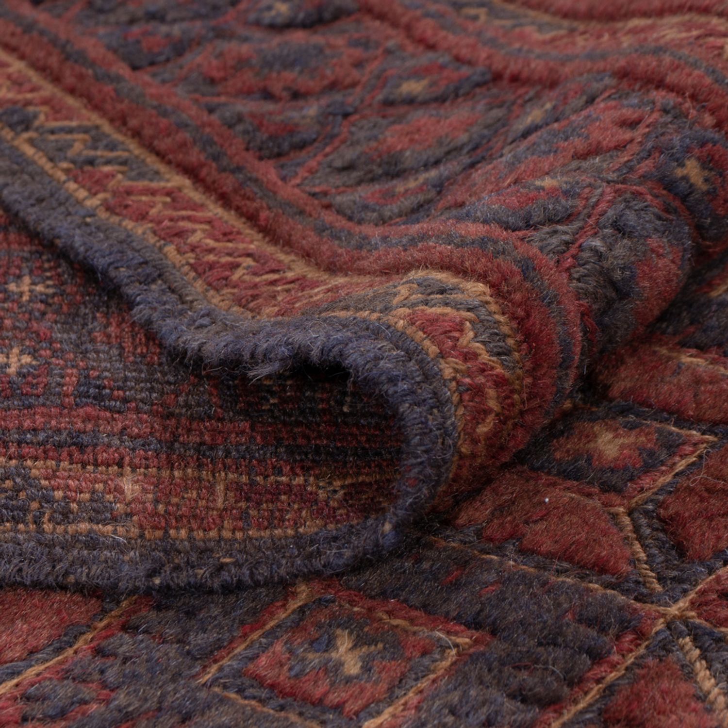 Kelimteppe - Orientalsk - 202 x 149 cm - mørk beige