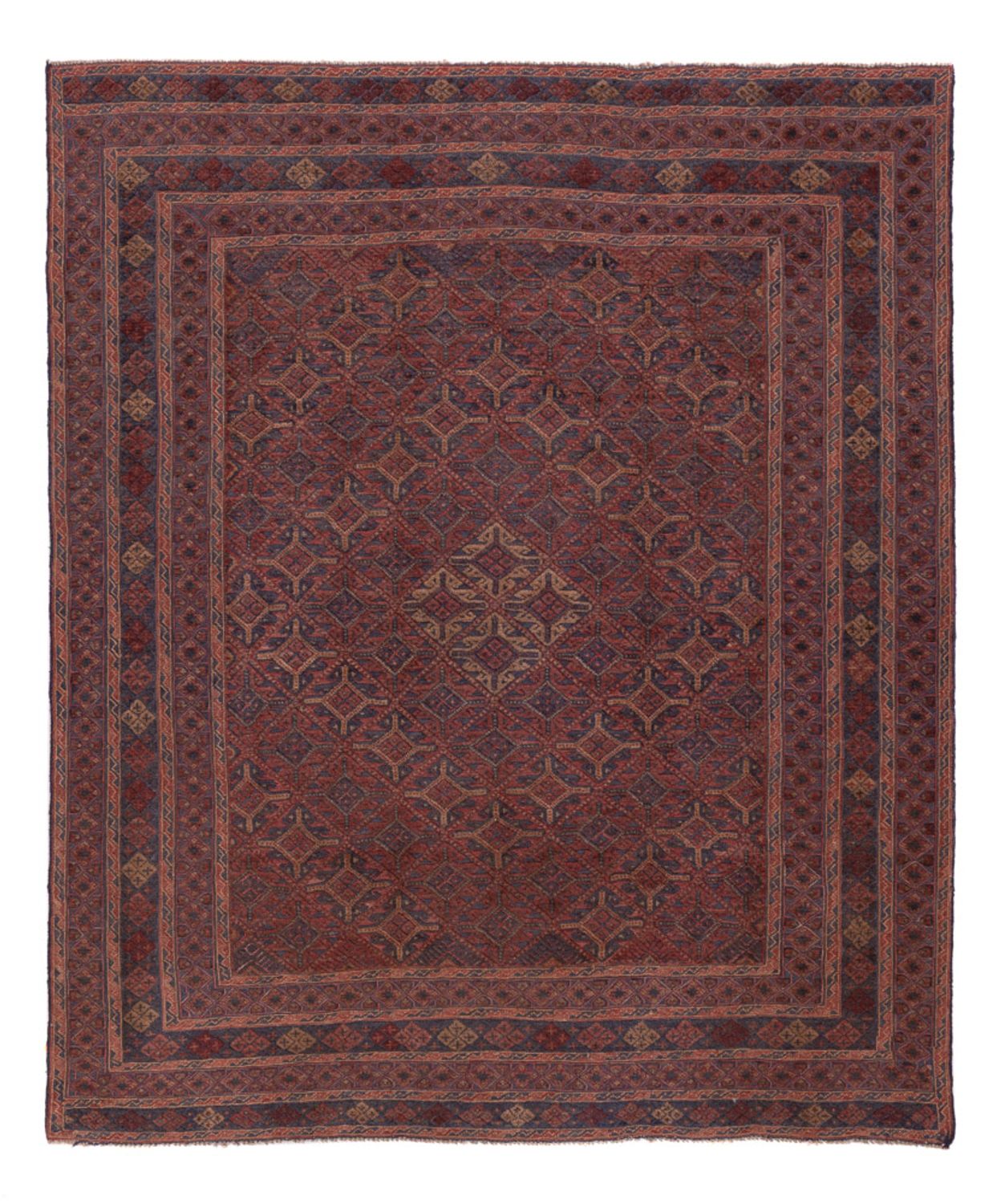 Kelimteppe - Orientalsk - 190 x 157 cm - mørk beige