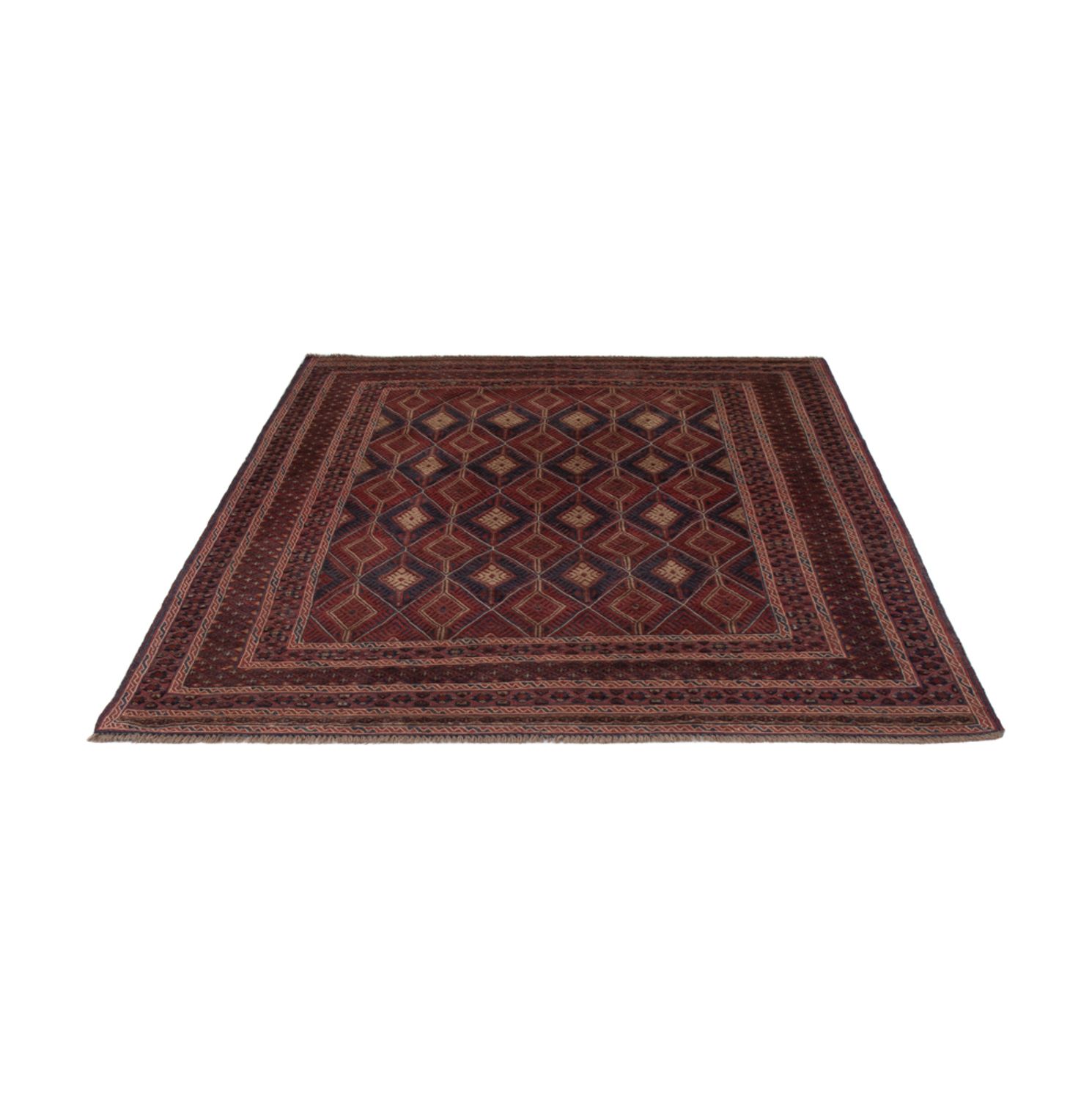Kelim Rug - Oriental - 190 x 164 cm - dark beige
