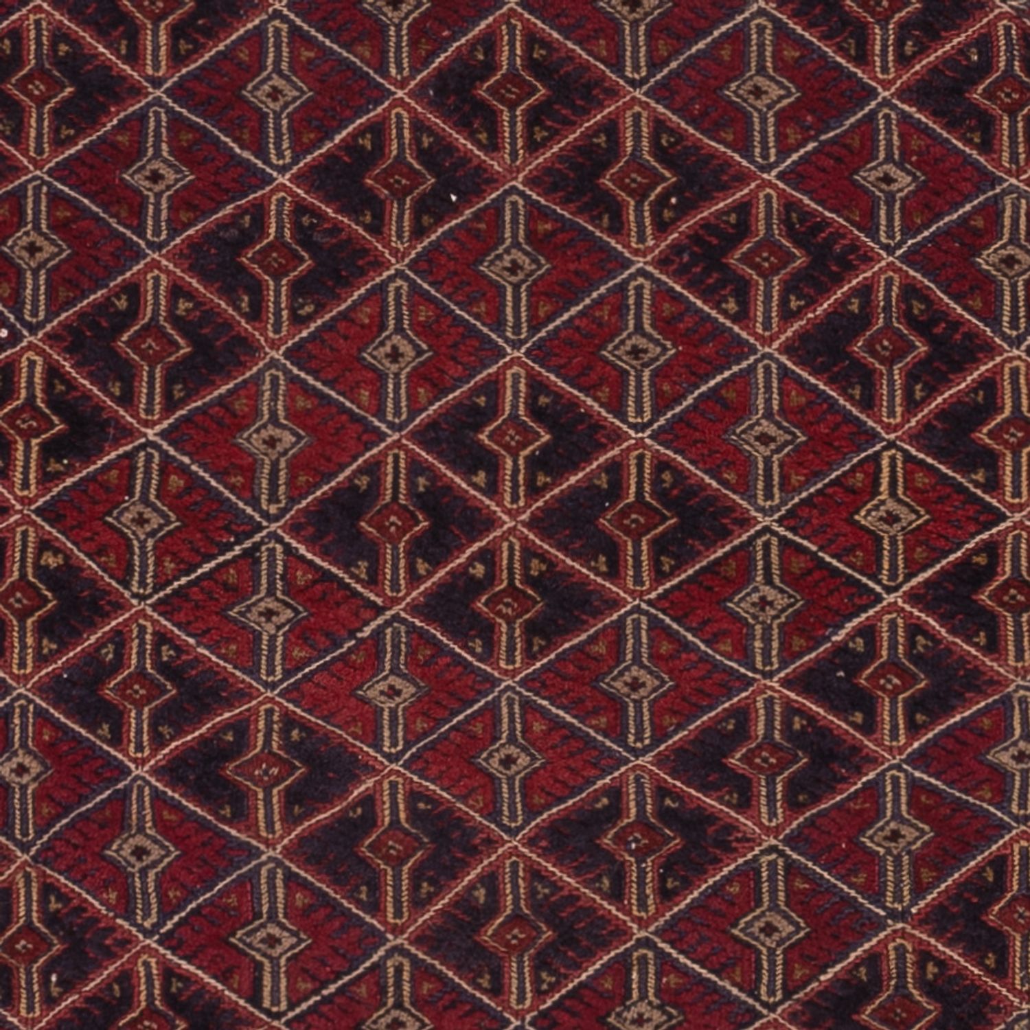 Løper Kelimteppe - Orientalsk - 208 x 190 cm - mørk beige