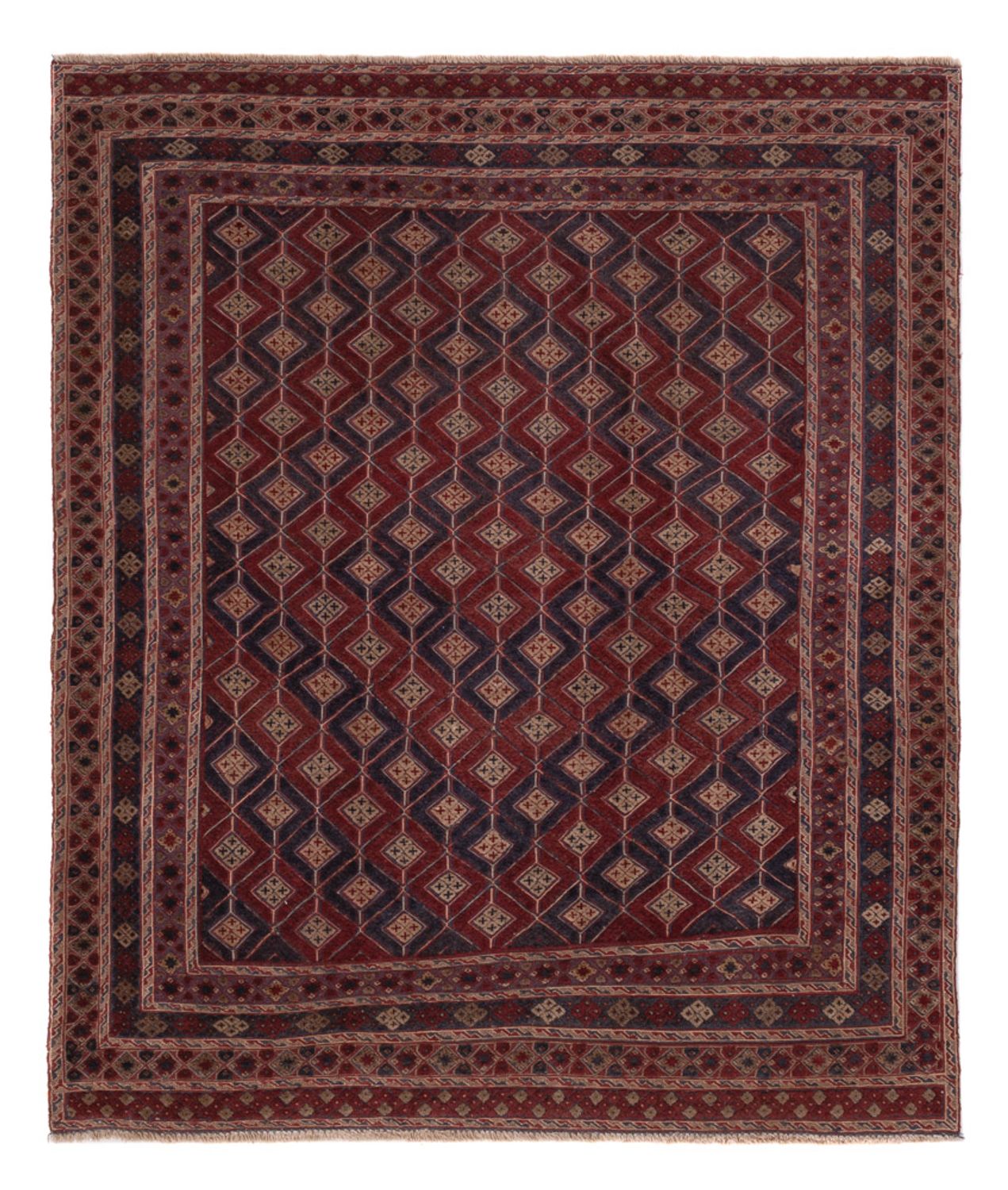 Runner Kelim Rug - Oriental - 186 x 158 cm - dark beige
