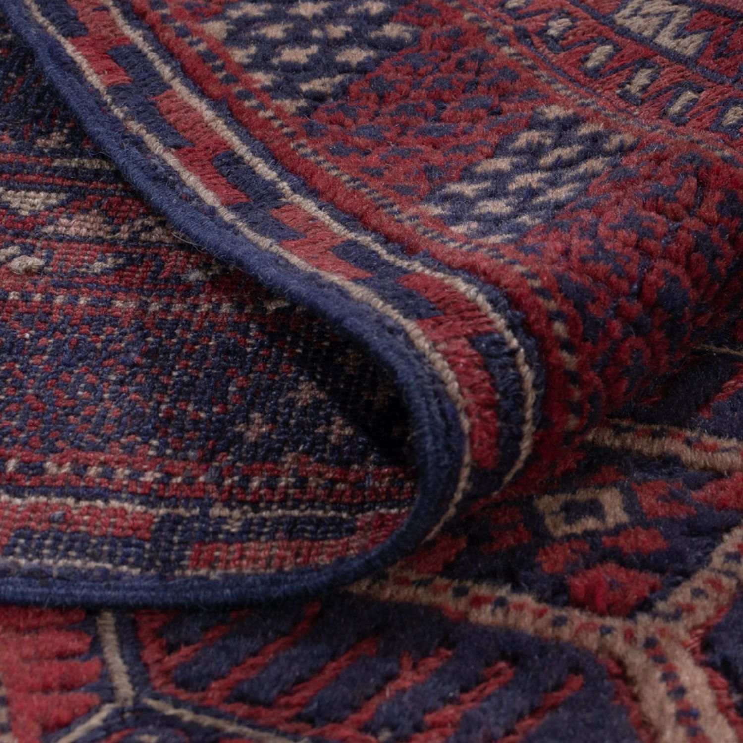 Kelimteppe - Orientalsk - 194 x 144 cm - mørk beige