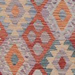 Løper Kelimteppe - Splash - 246 x 84 cm - flerfarget