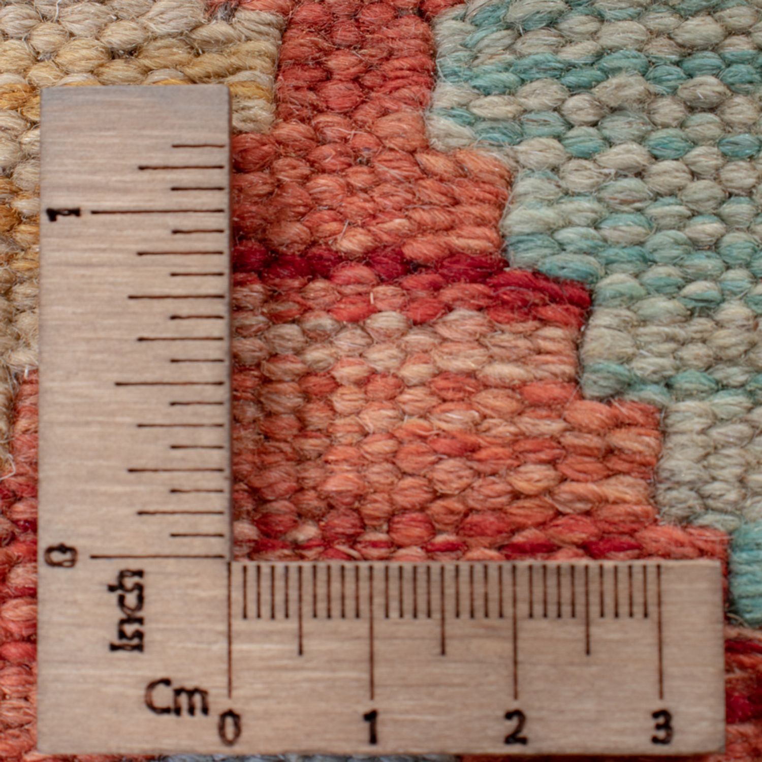 Løper Kelimteppe - Splash - 247 x 85 cm - flerfarget