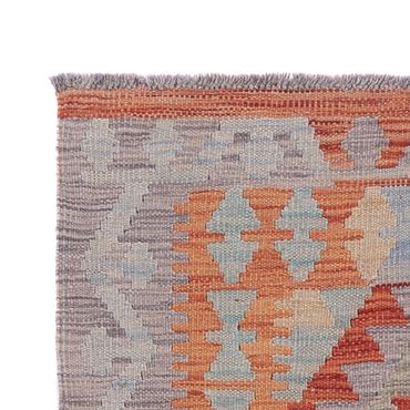 Corredor Tapete Kelim - Splash - 288 x 79 cm - multicolorido