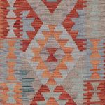 Løper Kelimteppe - Splash - 288 x 79 cm - flerfarget