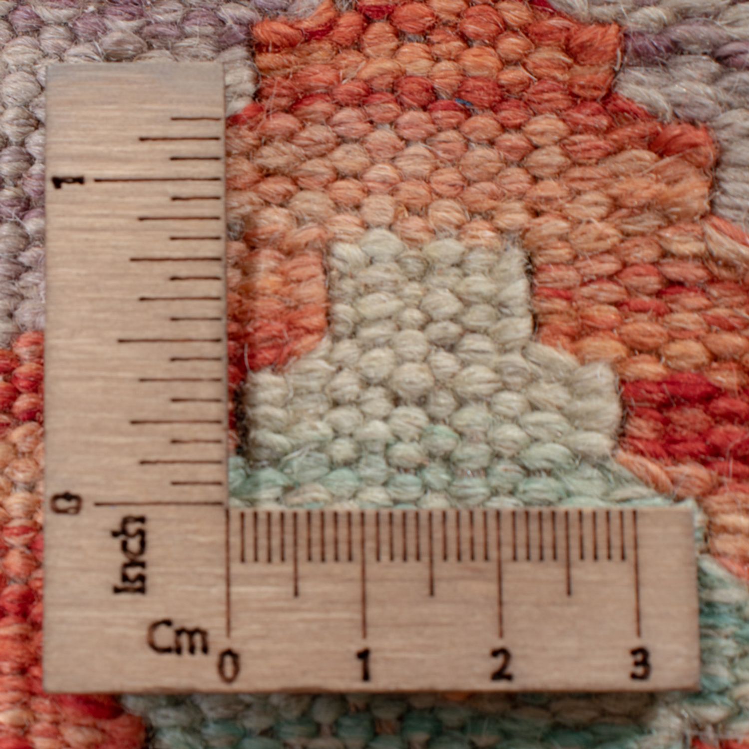 Løper Kelimteppe - Splash - 248 x 88 cm - flerfarget