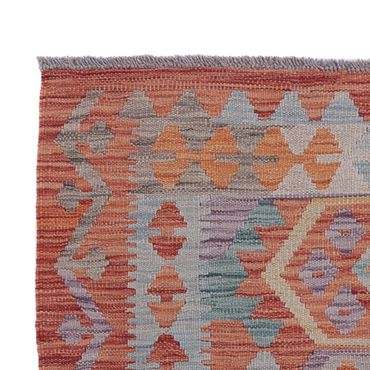 Corredor Tapete Kelim - Splash - 248 x 88 cm - multicolorido