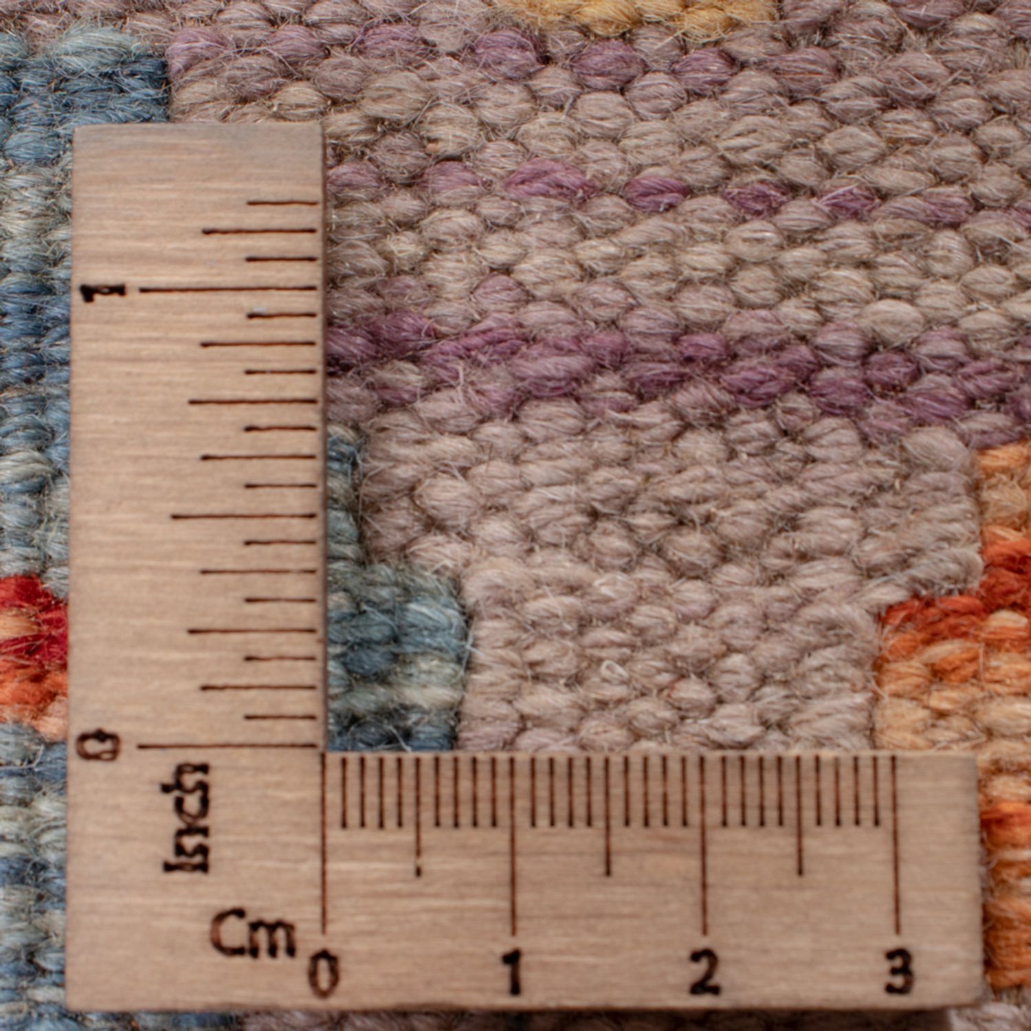 Løper Kelimteppe - Splash - 298 x 82 cm - flerfarget