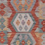 Løper Kelimteppe - Splash - 298 x 82 cm - flerfarget