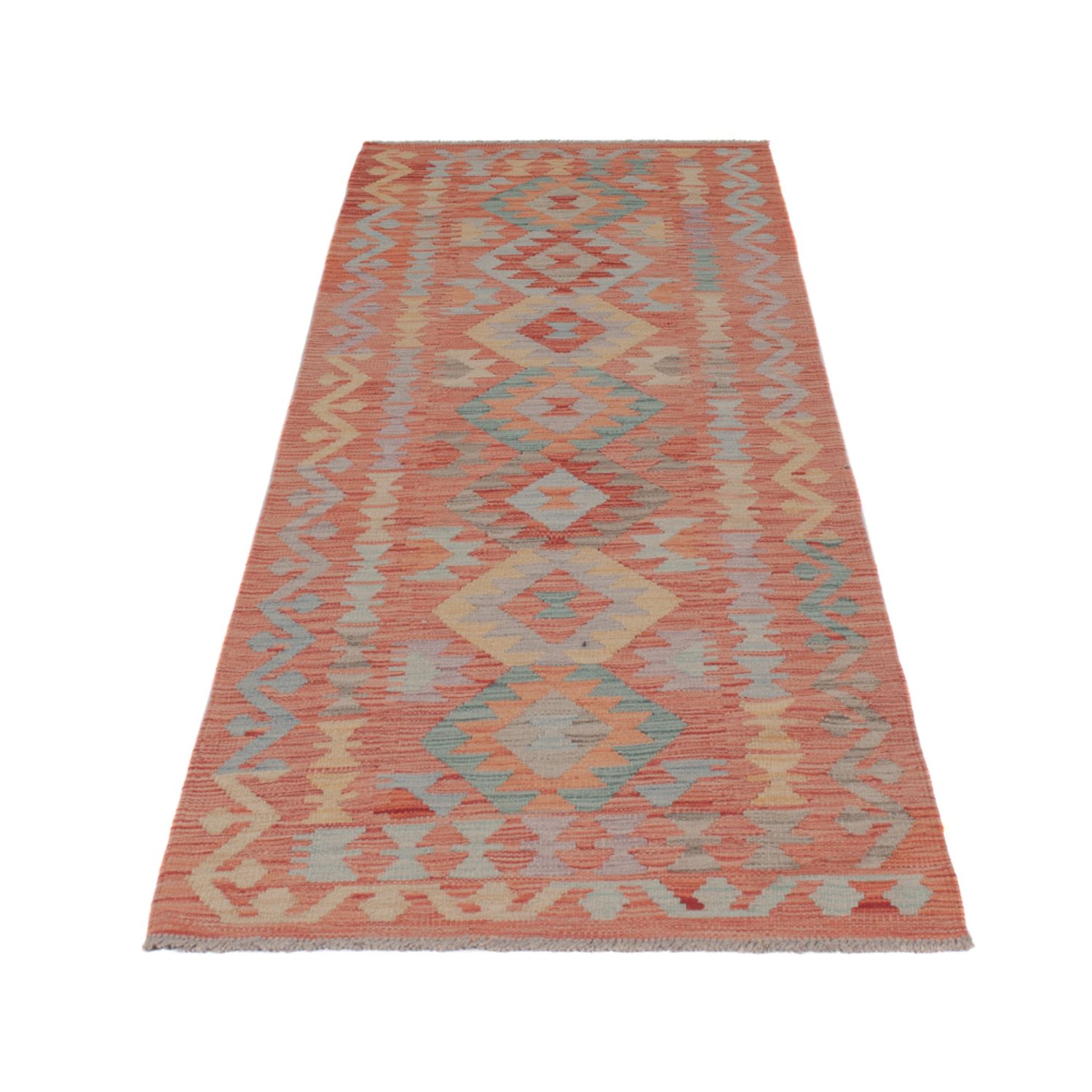 Runner Kelim Rug - Splash - 247 x 80 cm - multicolored