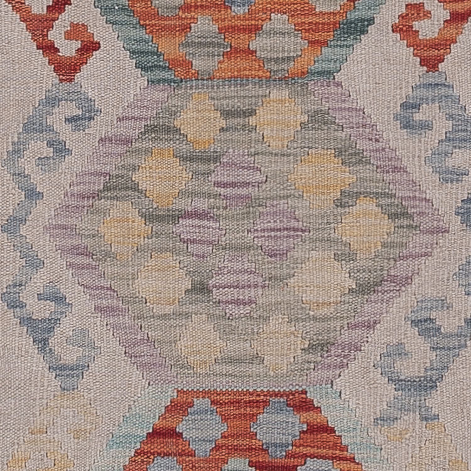 Løper Kelimteppe - Splash - 240 x 80 cm - flerfarget