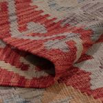 Løper Kelimteppe - Splash - 257 x 85 cm - flerfarget