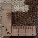 Runner Kelim Rug - Splash - 298 x 82 cm - dark green