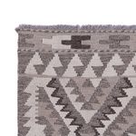 Løper Kelimteppe - Splash - 242 x 85 cm - mørkegrå