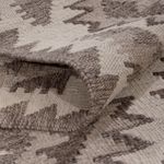 Løper Kelimteppe - Splash - 242 x 85 cm - mørkegrå