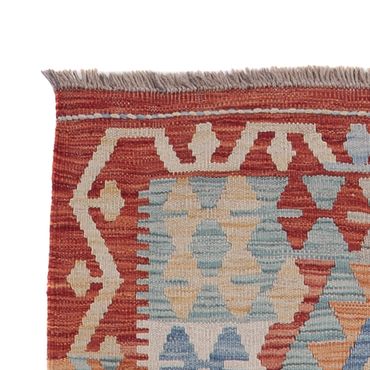 Corredor Tapete Kelim - Splash - 313 x 80 cm - multicolorido