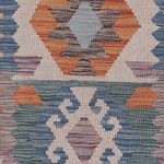 Runner Kelim Rug - Splash - 200 x 80 cm - multicolored