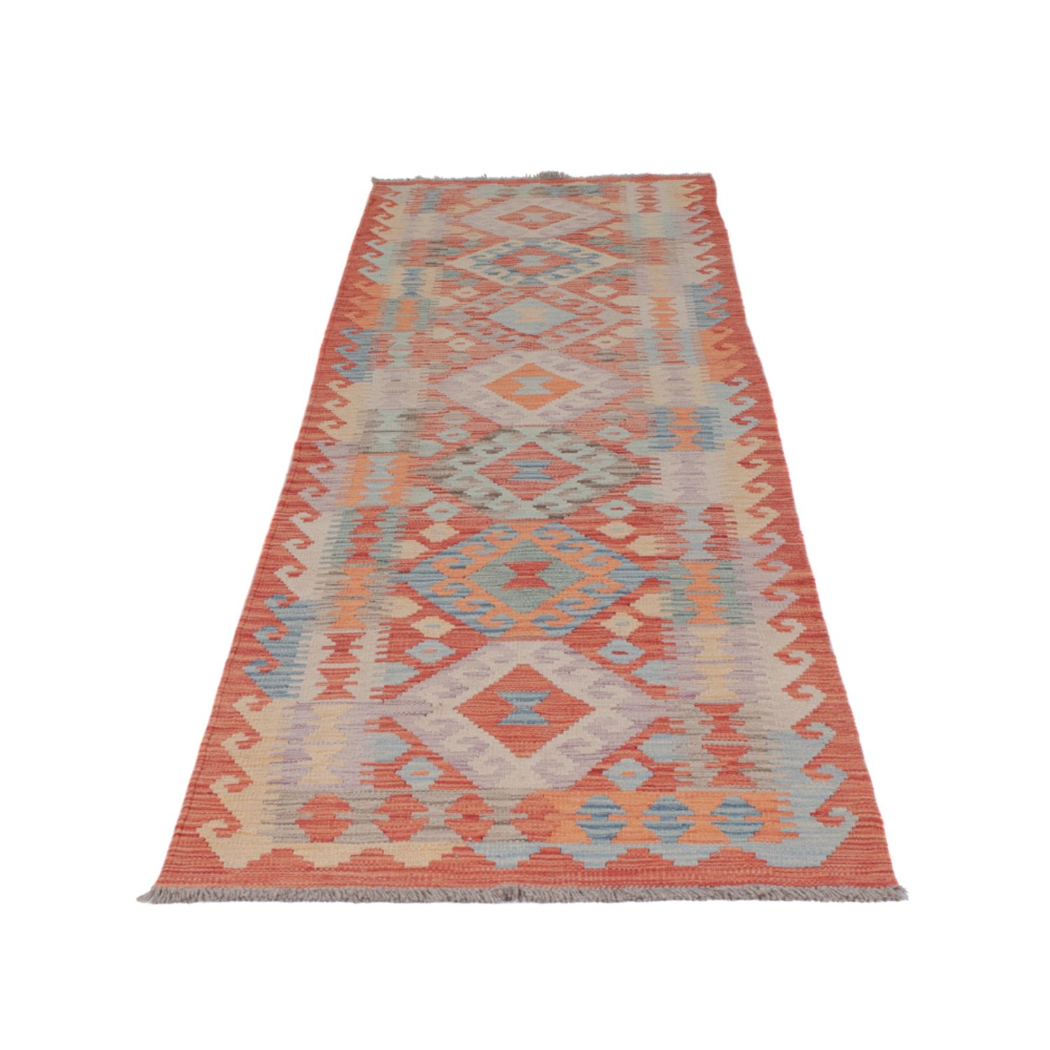 Runner Kelim Rug - Splash - 294 x 78 cm - multicolored