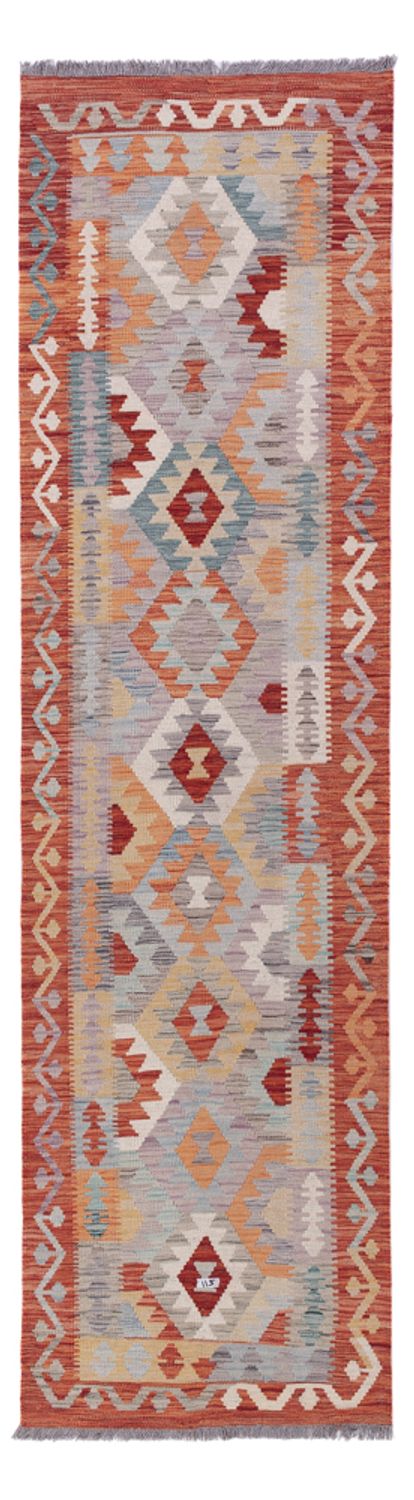 Runner Kelim Rug - Splash - 290 x 79 cm - multicolored