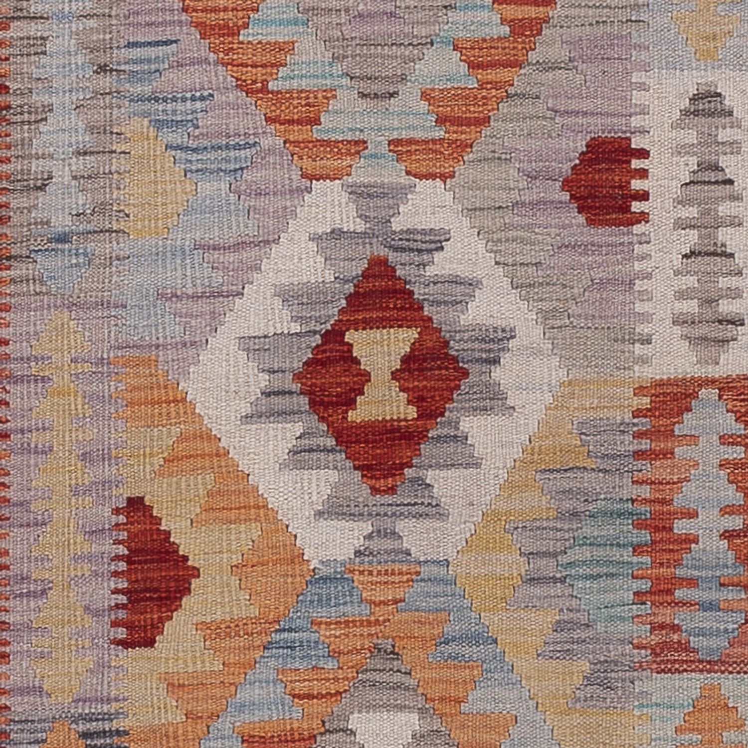 Runner Kelim Rug - Splash - 290 x 79 cm - multicolored