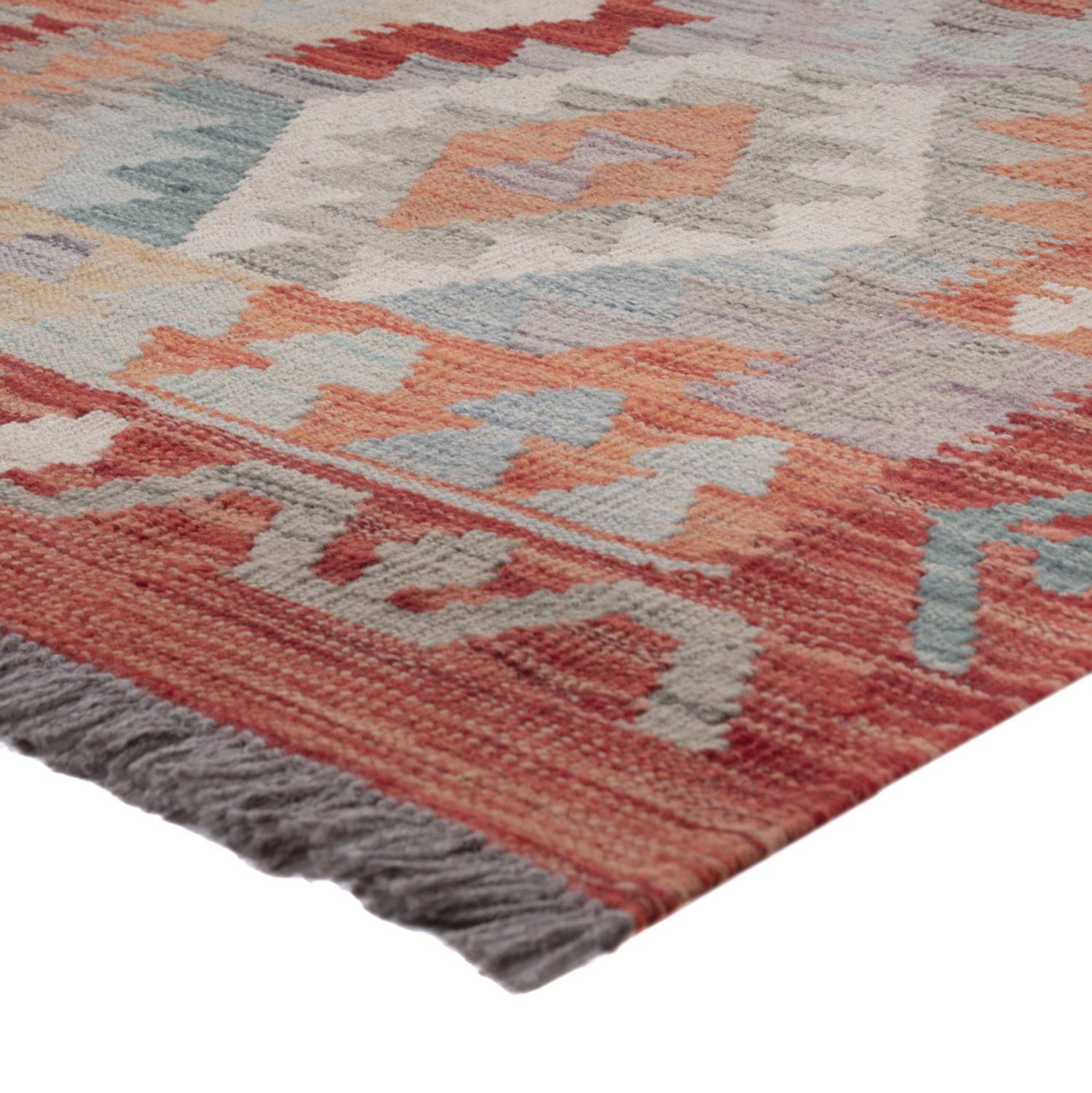 Runner Kelim Rug - Splash - 290 x 79 cm - multicolored