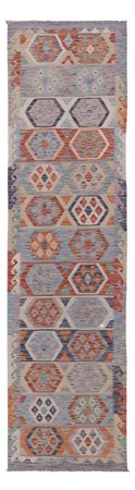 Runner Kelim Rug - Splash - 302 x 79 cm - multicolored
