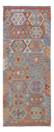 Runner Kelim Rug - Splash - 199 x 79 cm - multicolored