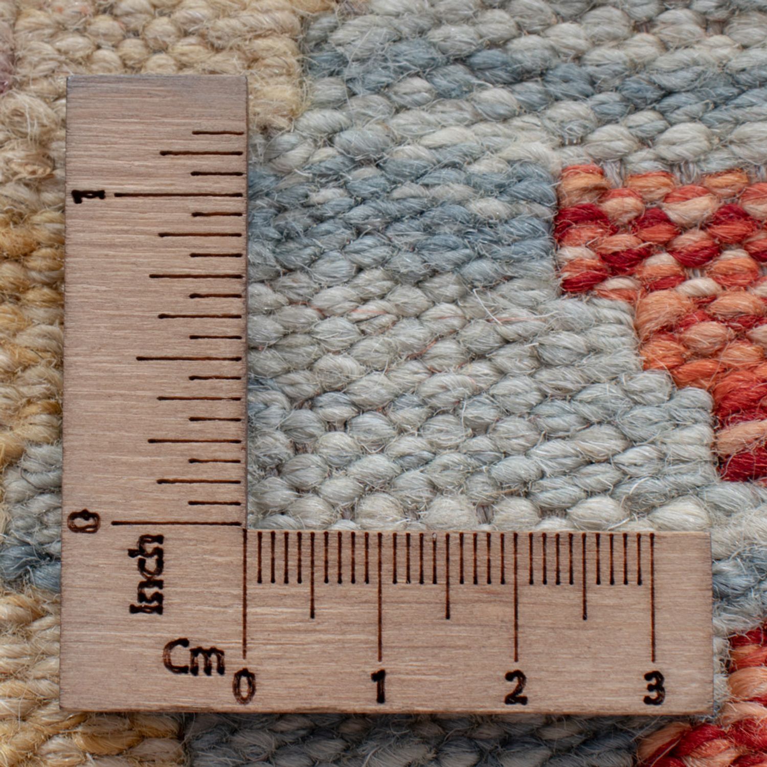 Løper Kelimteppe - Splash - 197 x 80 cm - flerfarget