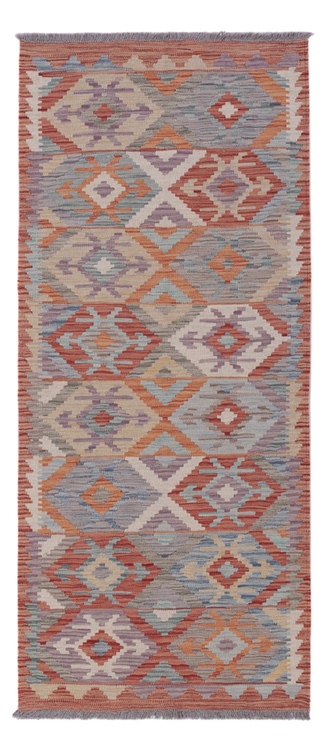 Runner Kelim Rug - Splash - 195 x 82 cm - multicolored
