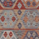 Runner Kelim Rug - Splash - 243 x 80 cm - multicolored